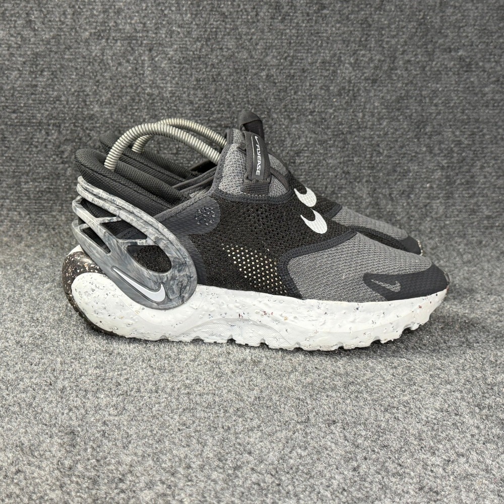 Nike Glide FlyEase Running Shoes Men's 10 Mercury Grey Athletic Slip On Sneakers